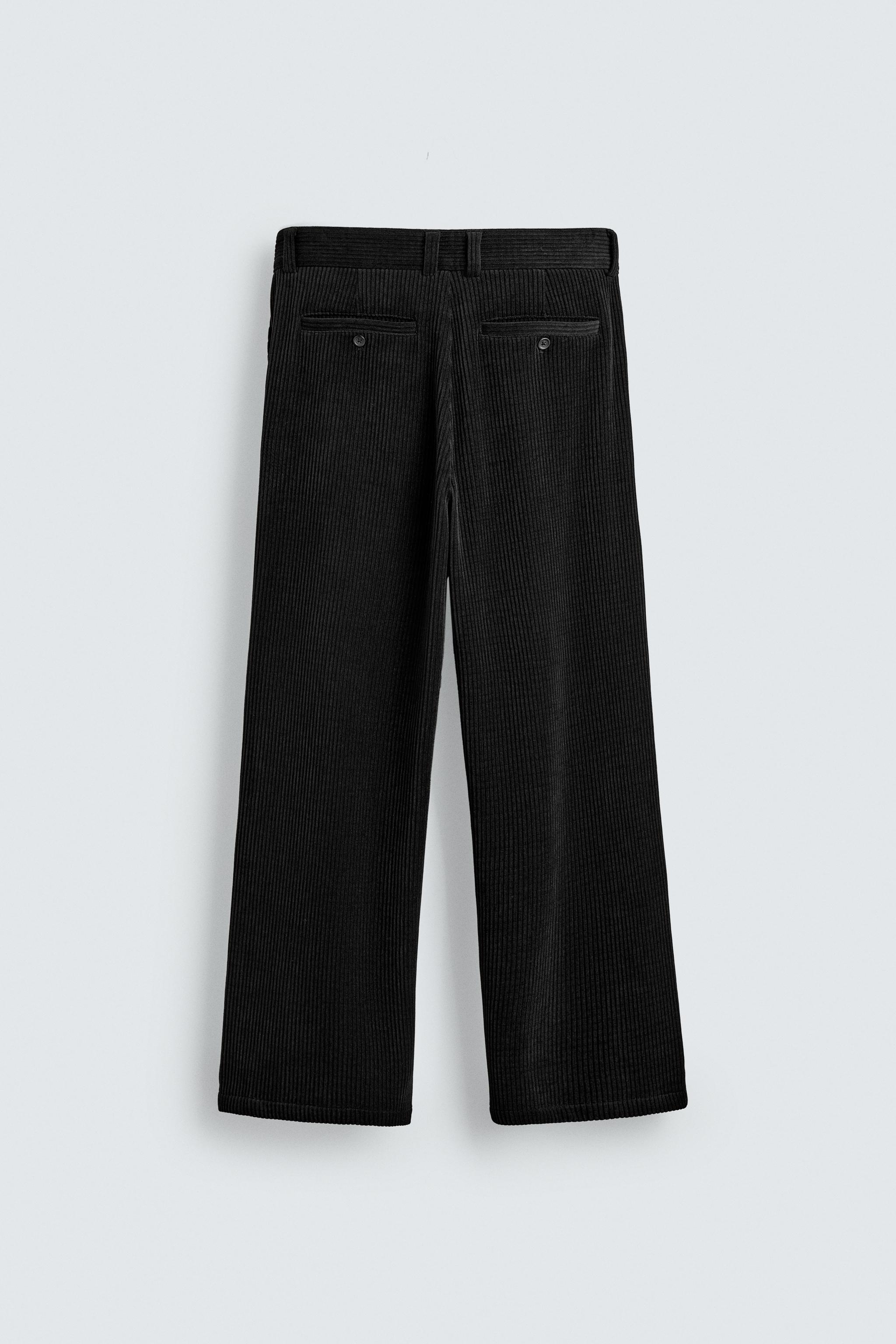 WIDE FIT CORDUROY PANTS